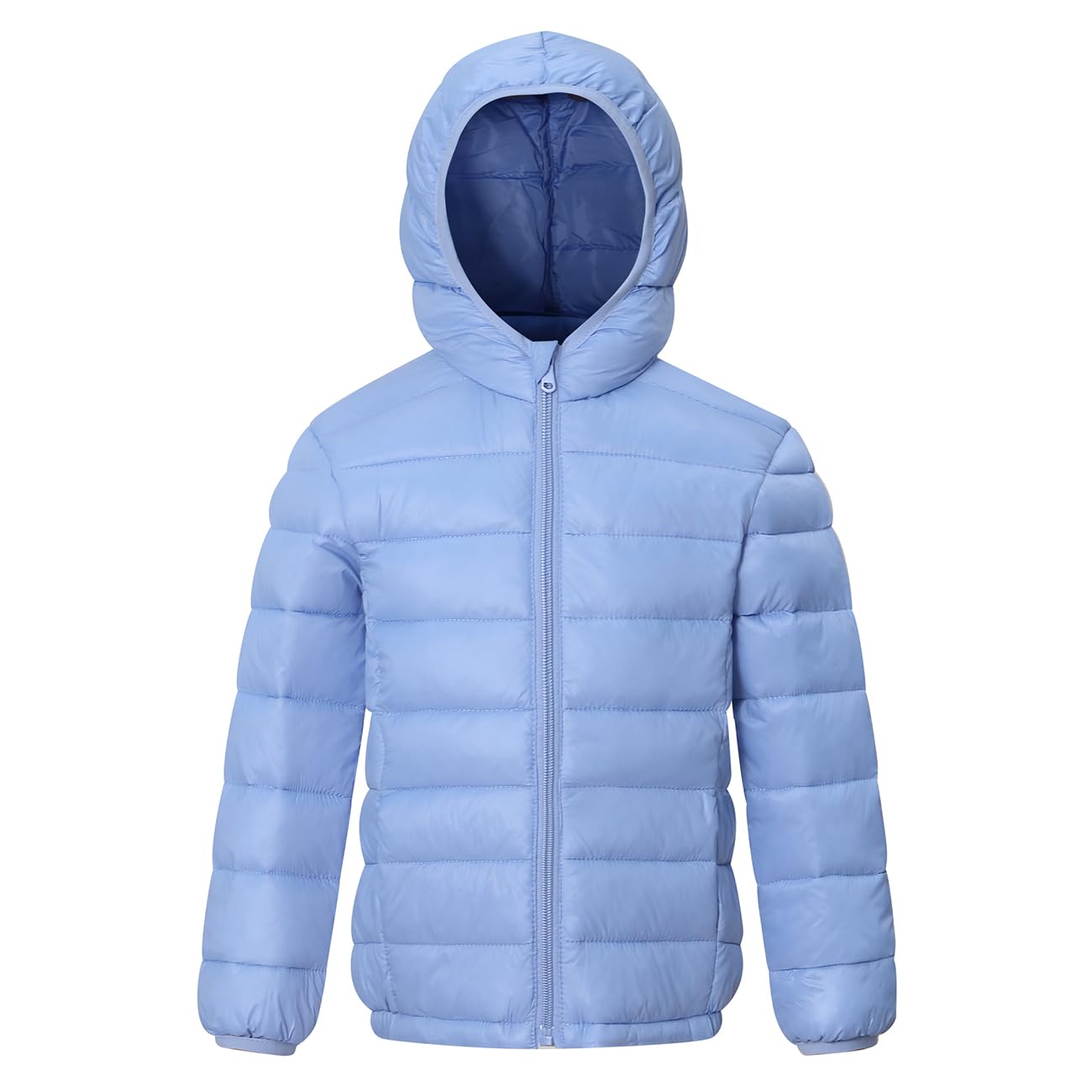 AIMISYOU Winter Insulated Water Resistant Puffer Jacket Kids Size 6-7 Boys Blue Soft Coat