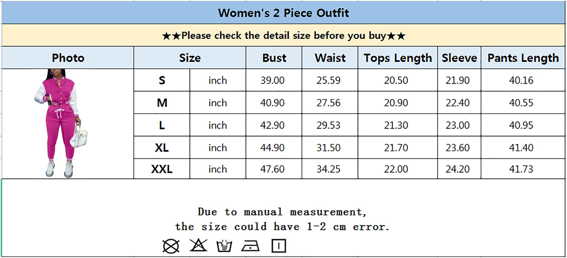 AIIYYQB Womens Fall 2 Piece Tracksuit Button Down Cropped Varsity Jacket Pants Set Jogger Sweatsuit