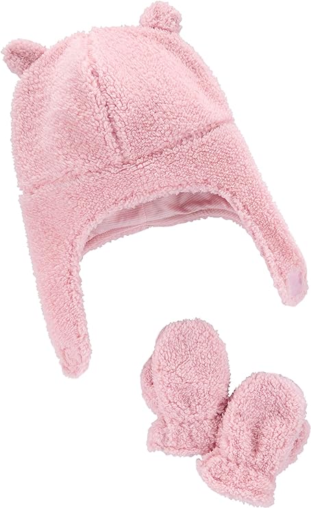 Simple Joys by Carter's Baby Hat and Mitten Set, Ivory, 12-24 Months